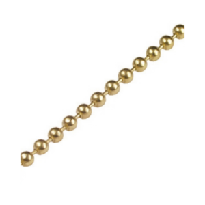 Beaded Chain #6 Brass Hillman